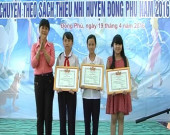 ĐỒNG PHÚ: HỘI THI KỂ CHUYỆN THEO SÁCH THIẾU NHI NĂM 2016