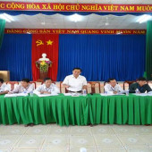 Kiểm tra kết quả thực hiện nhiệm vụ 9 tháng đầu năm 2016 của UBND xã Đồng Tiến.