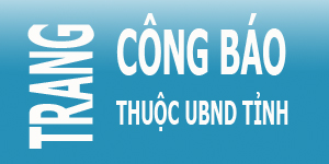 Công báo thuộc UBNN Tỉnh