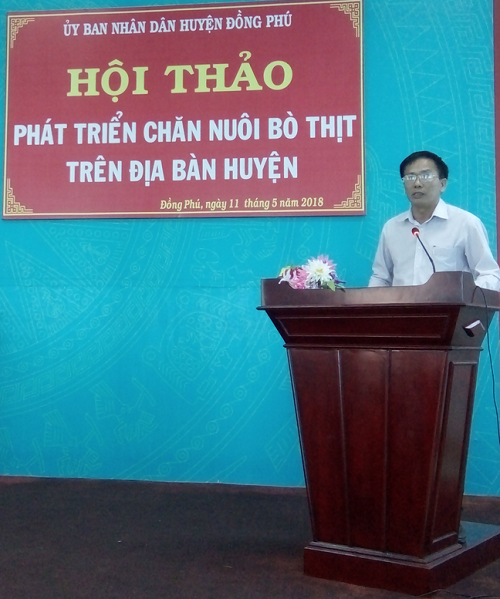 Ths. Phí Như Liễu-Giám đốc Trung tâm Nghiên cứu và phát triển chăn nuôi gia súc lớn (Bàu Bàng – Bình Dương) 